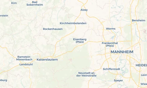 Regenradar Vorschaubild - Aktuelle Niederschläge in Ramsen und Umgebung