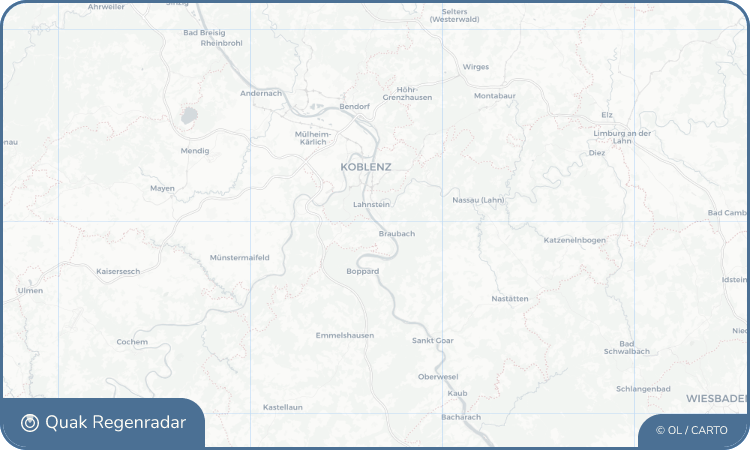 Regenradar-Widget für Rhens