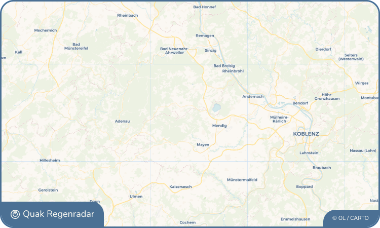 Quak Regenradar-Widget Rieden