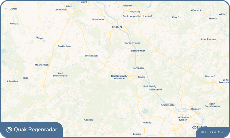 Quak Regenradar-Widget Ringen