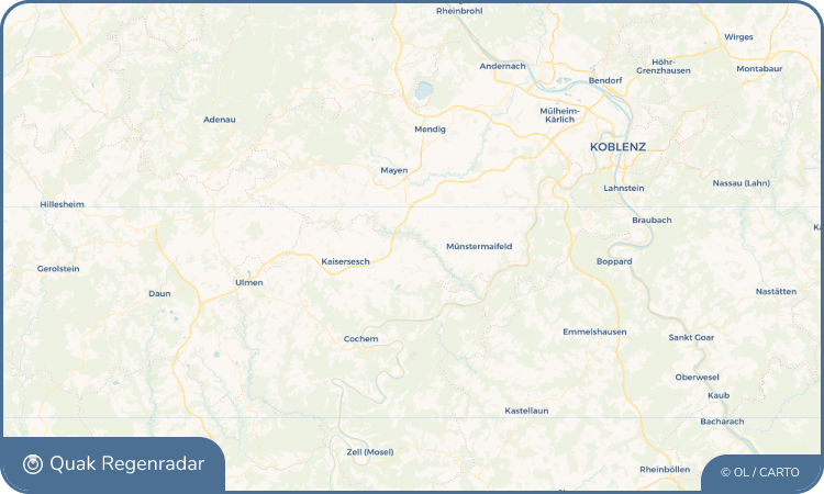 Quak Regenradar-Widget Roes