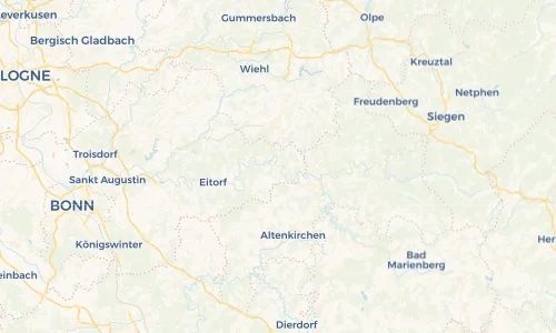 Regenradar Vorschaubild - Aktuelle Niederschläge in Rosbach und Umgebung