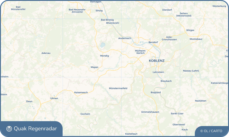 Quak Regenradar-Widget Ruitsch
