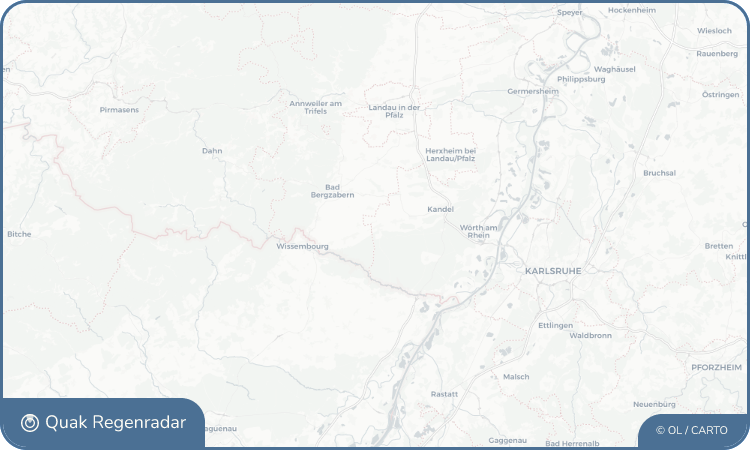 Regenradar-Widget für Schaidt