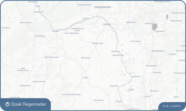 Regenradar-Widget für Schornsheim