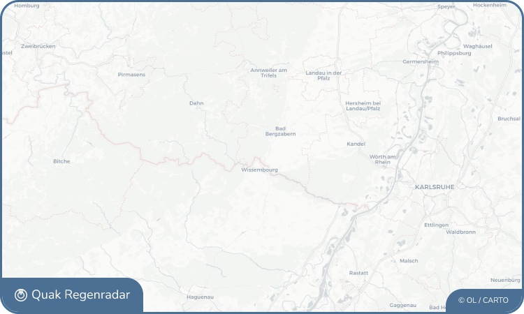 Regenradar-Widget für Schweigen-Rechtenbach