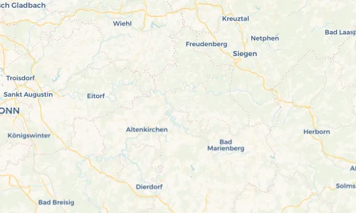 Regenradar Vorschaubild - Aktuelle Niederschläge in Selbach (Sieg) und Umgebung