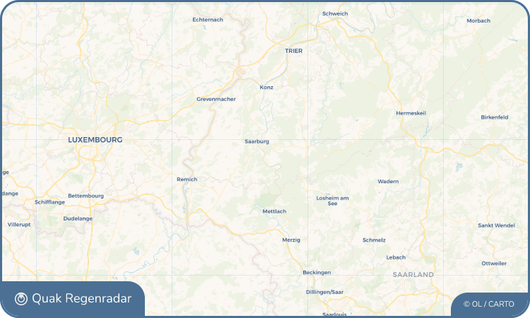 Quak Regenradar-Widget Serrig