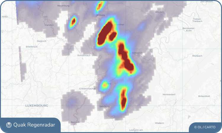 Regenradar-Widget für Sirzenich