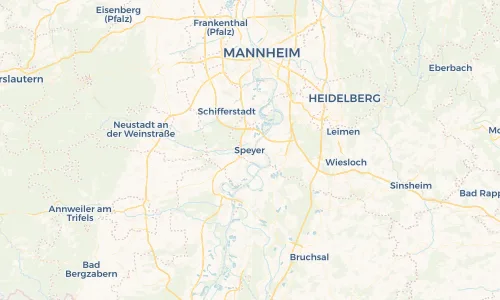 Regenradar Vorschaubild - Aktuelle Niederschläge in Speyer und Umgebung
