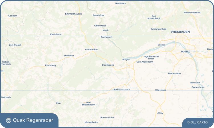 Quak Regenradar-Widget Stromberg