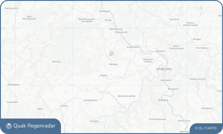 Regenradar-Widget für Thür