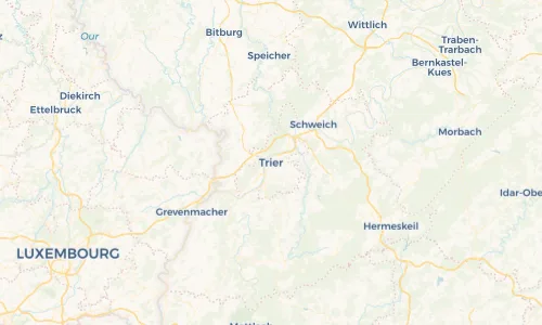 Regenradar Vorschaubild - Aktuelle Niederschläge in Trier und Umgebung