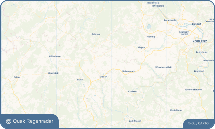 Quak Regenradar-Widget Uersfeld