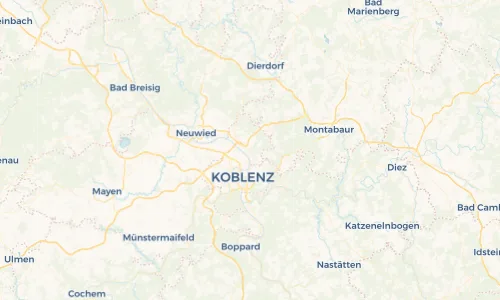Regenradar Vorschaubild - Aktuelle Niederschläge in Vallendar und Umgebung
