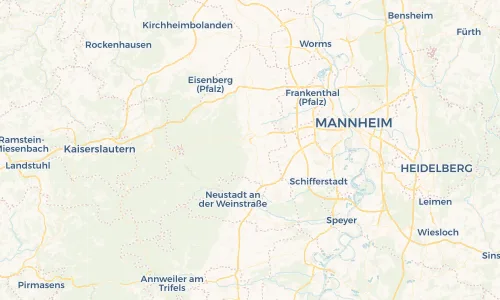 Regenradar Vorschaubild - Aktuelle Niederschläge in Wachenheim an der Weinstraße und Umgebung