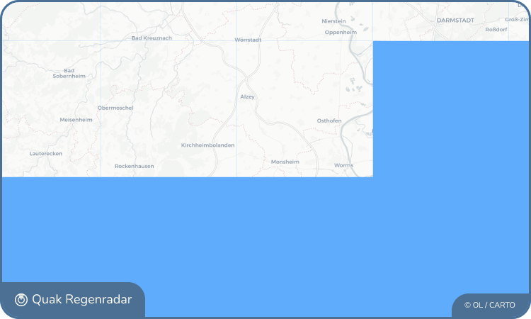 Regenradar-Widget für Wachenheim