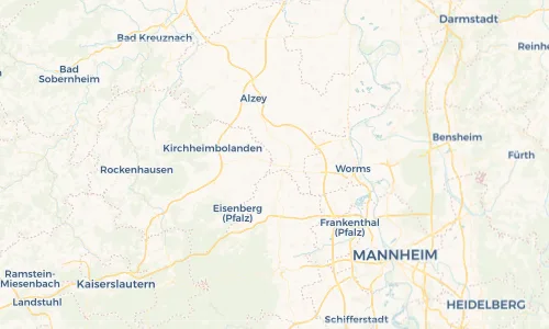 Regenradar Vorschaubild - Aktuelle Niederschläge in Wachenheim und Umgebung