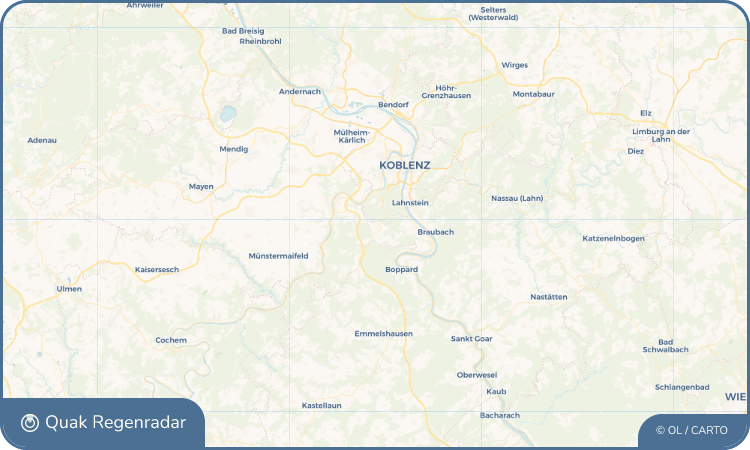 Quak Regenradar-Widget Waldesch