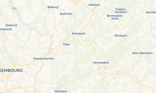 Regenradar Vorschaubild - Aktuelle Niederschläge in Waldrach und Umgebung
