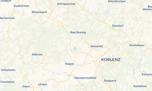 Regenradar Vorschaubild - Aktuelle Niederschläge in Wassenach und Umgebung