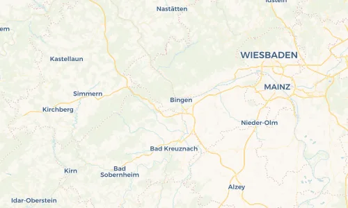 Regenradar Vorschaubild - Aktuelle Niederschläge in Weiler bei Bingen und Umgebung