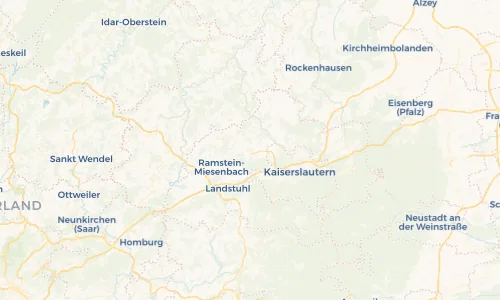 Regenradar Vorschaubild - Aktuelle Niederschläge in Weilerbach und Umgebung