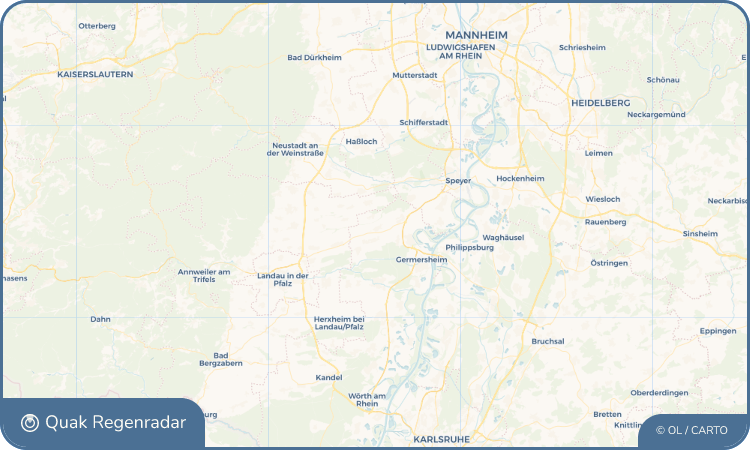 Quak Regenradar-Widget Weingarten