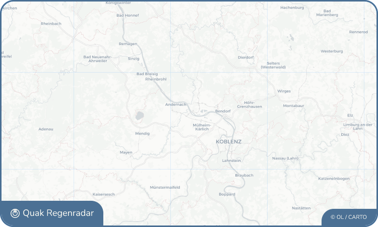 Regenradar-Widget für Weißenthurm