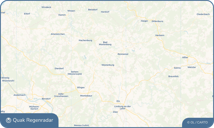 Quak Regenradar-Widget Westerburg