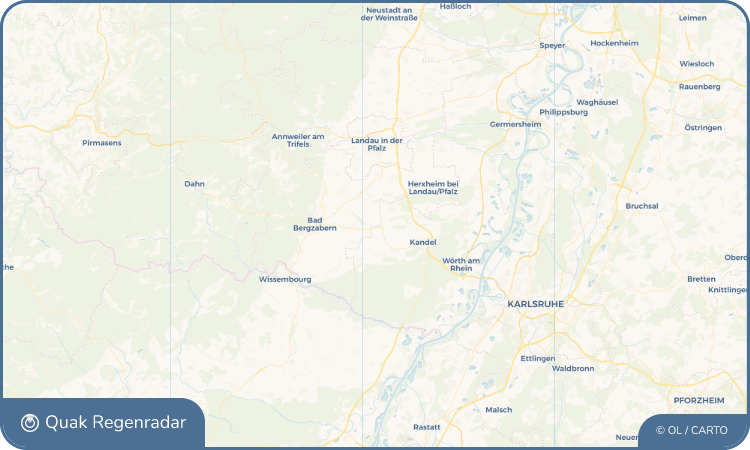 Quak Regenradar-Widget Winden