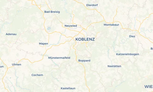 Regenradar Vorschaubild - Aktuelle Niederschläge in Winningen und Umgebung