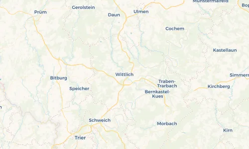 Regenradar Vorschaubild - Aktuelle Niederschläge in Wittlich und Umgebung