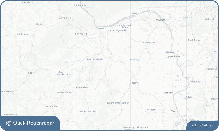 Regenradar-Widget für Wöllstein