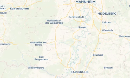Regenradar Vorschaubild - Aktuelle Niederschläge in Zeiskam und Umgebung