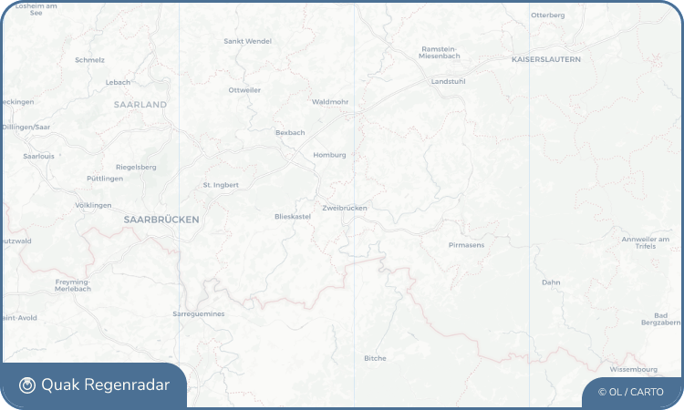 Regenradar-Widget für Zweibrücken