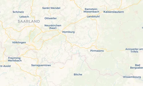 Regenradar Vorschaubild - Aktuelle Niederschläge in Zweibrücken und Umgebung