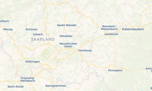 Regenradar Vorschaubild - Aktuelle Niederschläge in Bexbach und Umgebung