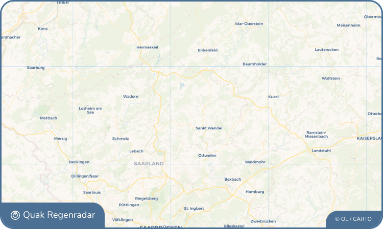 Regenradar-Widget für Bliesen