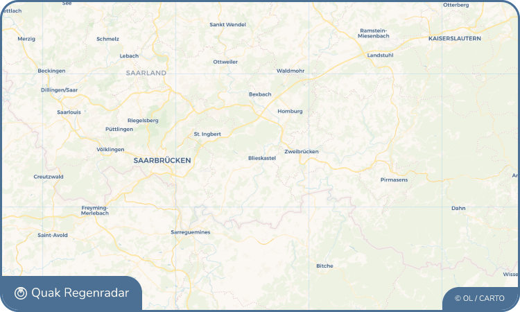 Quak Regenradar-Widget Blieskastel