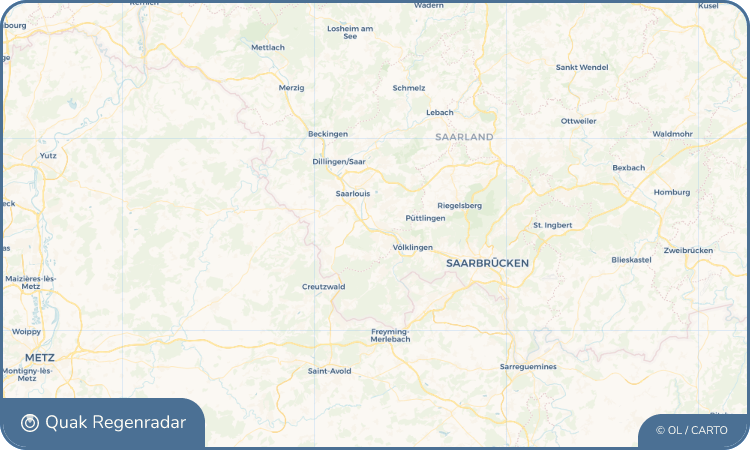 Quak Regenradar-Widget Bous
