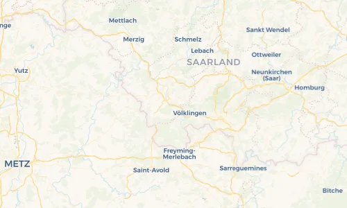 Regenradar Vorschaubild - Aktuelle Niederschläge in Bous und Umgebung