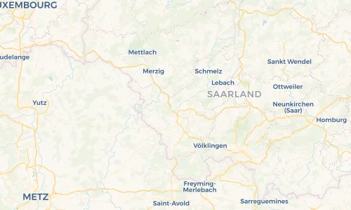 Regenradar Vorschaubild - Aktuelle Niederschläge in Dillingen/Saar und Umgebung