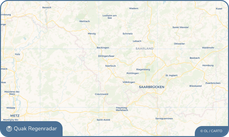 Quak Regenradar-Widget Ensdorf/Saar