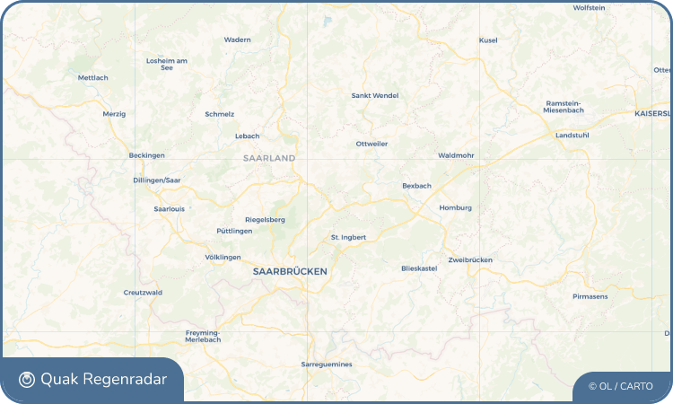 Regenradar-Widget für Friedrichsthal