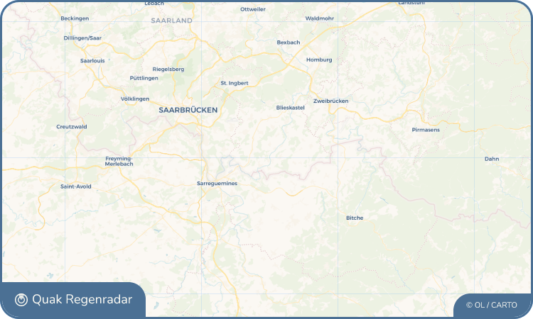 Regenradar-Widget für Gersheim