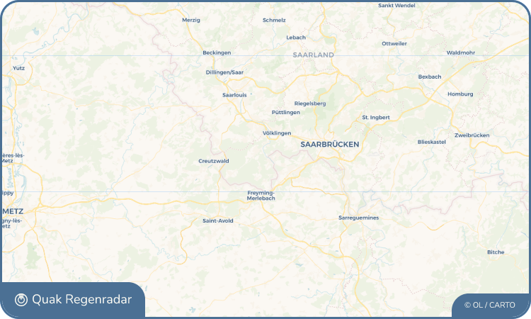 Regenradar-Widget für Großrosseln