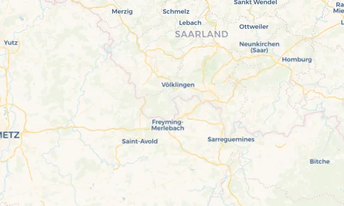 Regenradar Vorschaubild - Aktuelle Niederschläge in Großrosseln und Umgebung