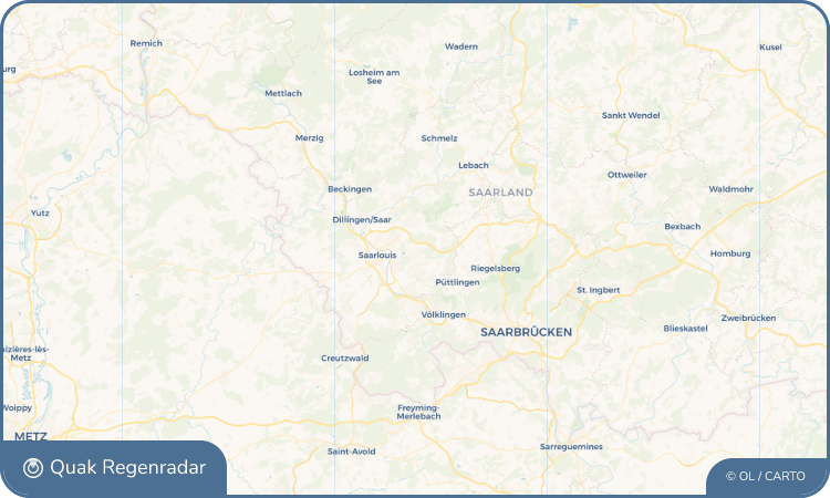 Regenradar-Widget für Hülzweiler