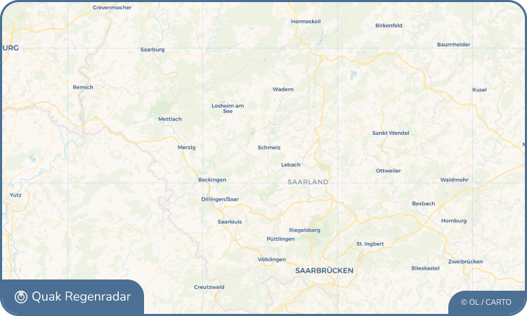 Quak Regenradar-Widget Hüttersdorf